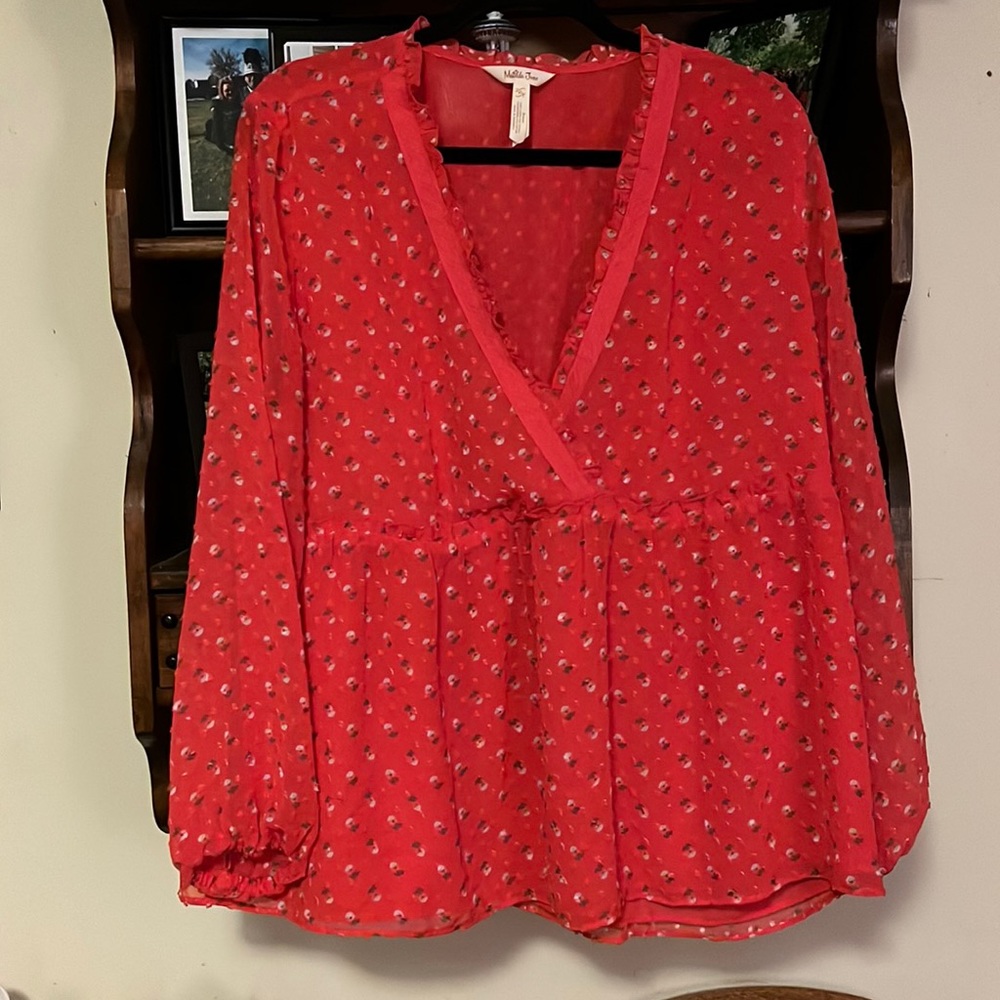 MATILDA JANE Must Be Love Blouse, EUC, Size XL